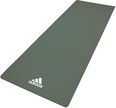 Amazon.com : adidas Yoga Mat- 8mm - Raw Green : Sports ...