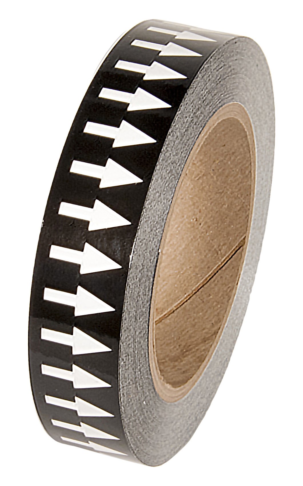 INCOM Manufacturing Directional Pipe Flow Arrow Adhesive Tape, Pipe Identification Marking, Removable Backing Liner, Black/White, 1 inch x 108 ft, PMA1512