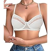 Avidlove Women's Underwire Bra Push Up Ultra Light Non-Padded Everyday Lingerie Bralettes