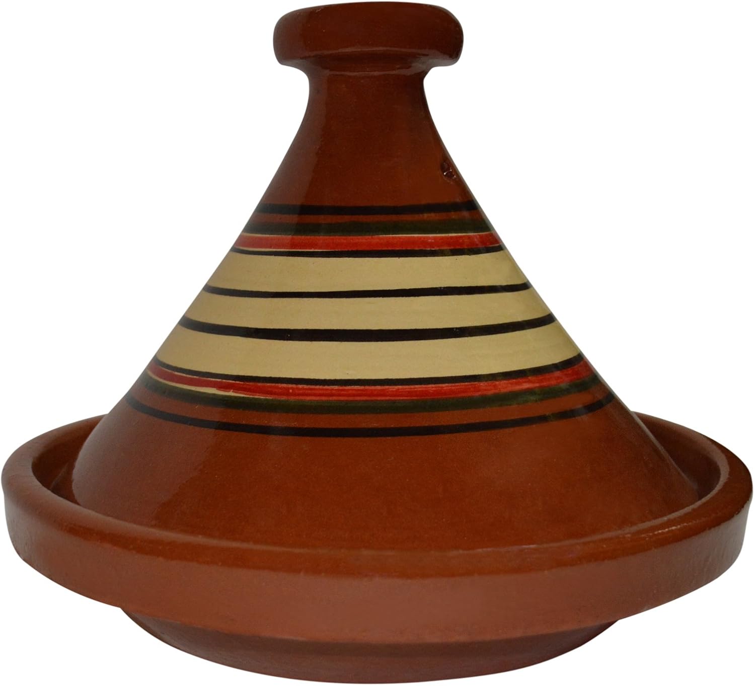 Moroccan Cooking Tagine Medium 100% lead Free 10.5 inches in diameter