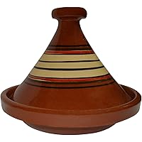 Moroccan Cooking Tagine Medium 100% lead Free 10.5 inches in diameter