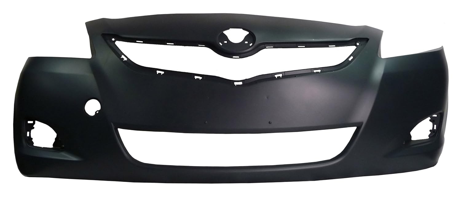 Amazon.com: Toyota Yaris 07-11 Front Bumper Cover Sedan w/o Fog Holes:  Automotive