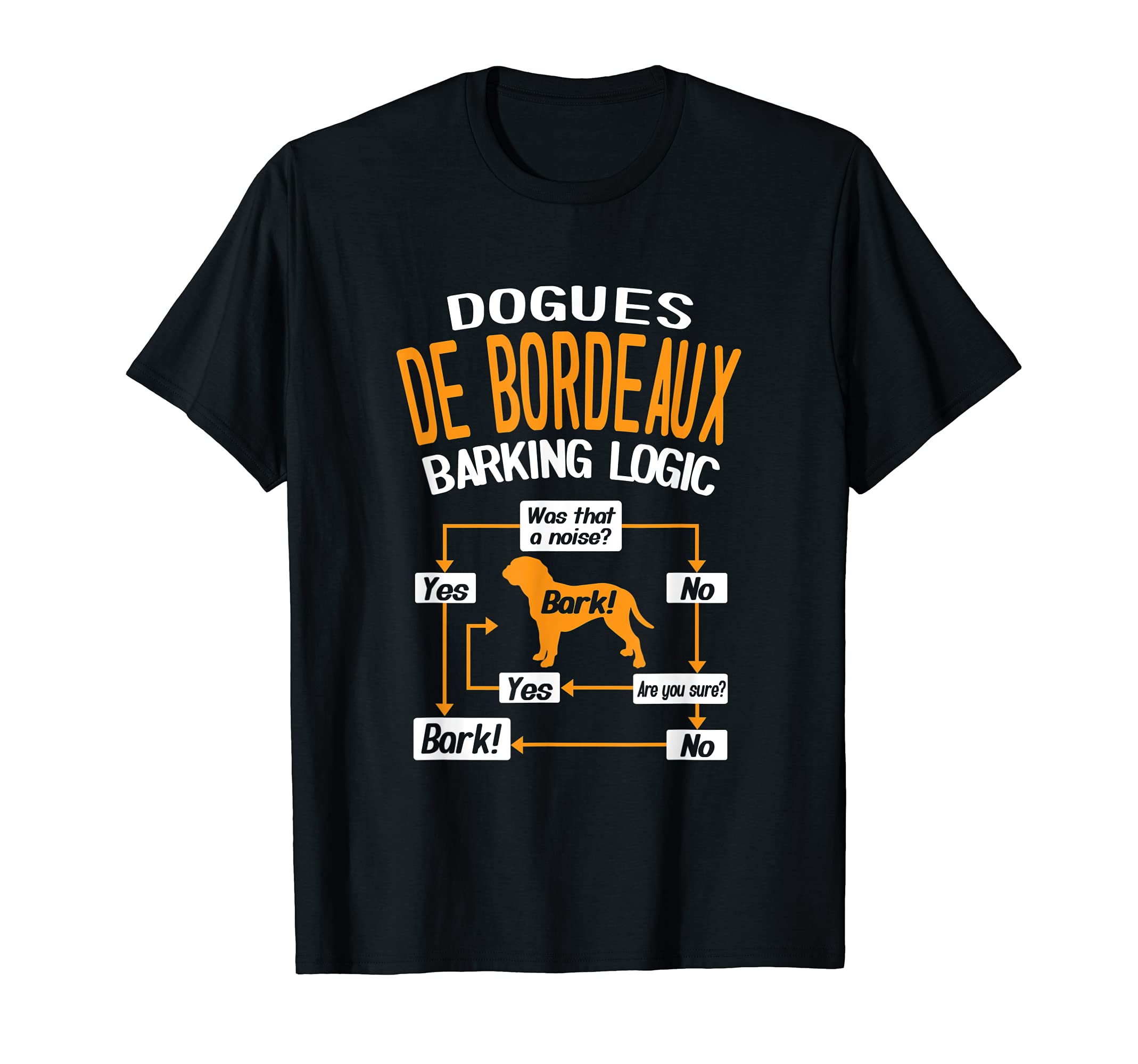 Dogues de Bordeaux Barking Logic Dog Lover T-Shirt