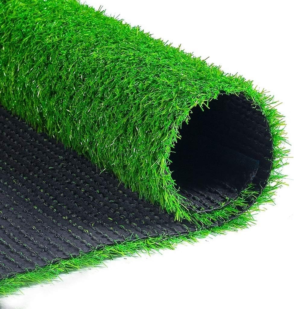 Outdoor Artificial Professional Outdoor Grass Mat for Dogs Lush Synthetic Grass Fake Turf for Indoor and Outdoor Deco, Style, Spring Grass (Color : 25mm, Size : 0.5mX2m)