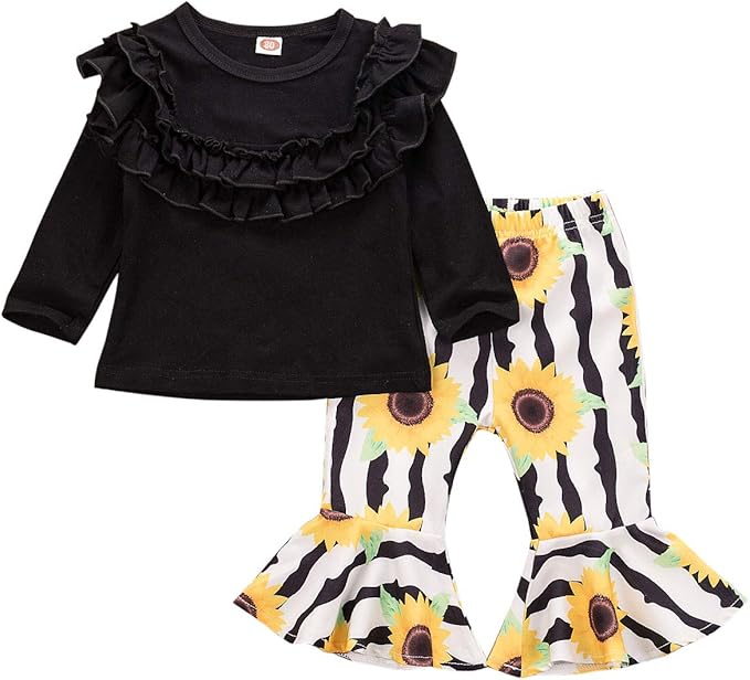 sunflower bell bottom pants