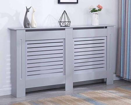Kjfhkc Mdf Modern Radiator Covers Grey Painted Cabinet Large