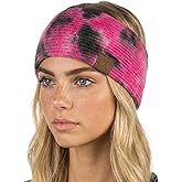 Funky Junque Women's Cozy Tie Dye Headband Ear Warmer - Stylish Winter Headwrap - Bright Hues, Neutral Tones, Value Packs