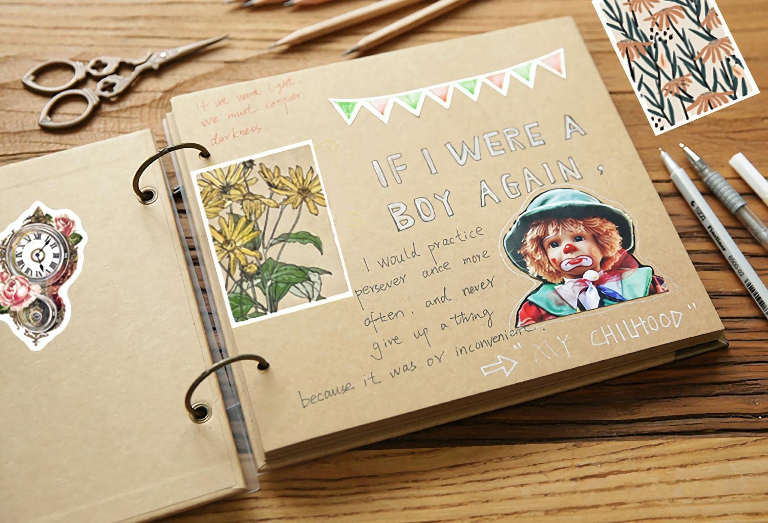 100 Pcs Aesthetic Vintage Vinyl Stickers - Scrapbook Journaling Laptop Water Bottles Waterproof Retro Stickers Skins & Decals, Adults DIY Craft Decor Nostalgic Theme Party Favor & Supplies