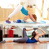 Dacitiery 4 Pairs Non Slip Yoga Socks Women Men Grips Anti Slip Gripper Socks view 2