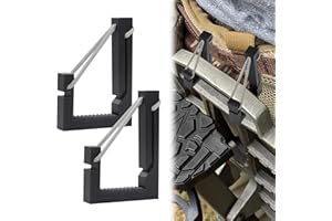 GFYYBKJ 2 Pcs Molle Hook for Saddle Hunting/Bow Hunting/Climbing Sticks/Climbing Platform, Molle Accessories, Molle Clip for Saddle Hunting Accessories, Molle Hook and Loop