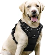 rabbitgoo Dog Harness Large No Pull Reflective Adjustable Easy Control Handle