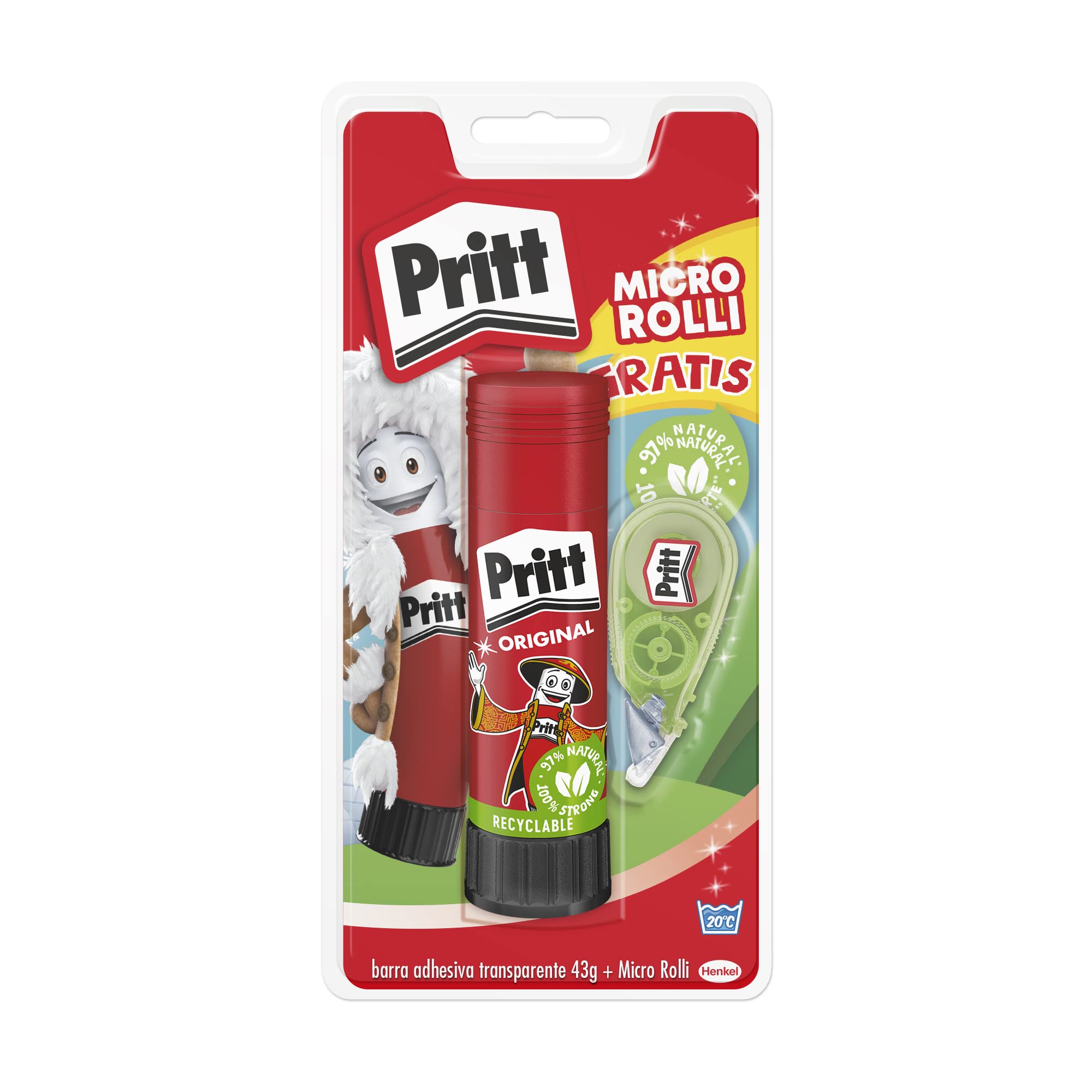 Pritt 43 g Adhesive 1137330 – Bar and Corrector Micro Rolli