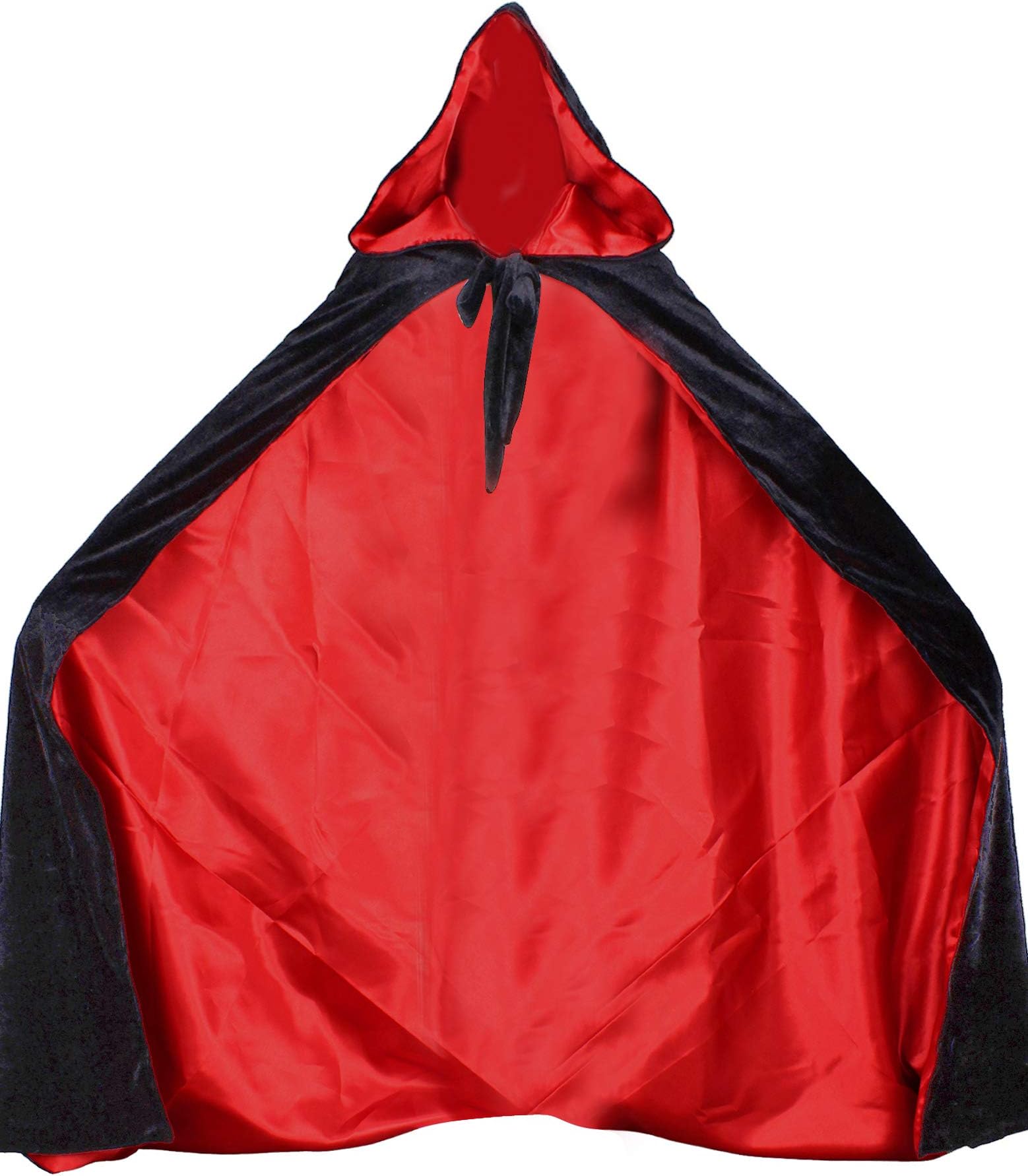 LuckyMjmy Velvet Medieval Wedding Cape Cloak Lined with Satin lining