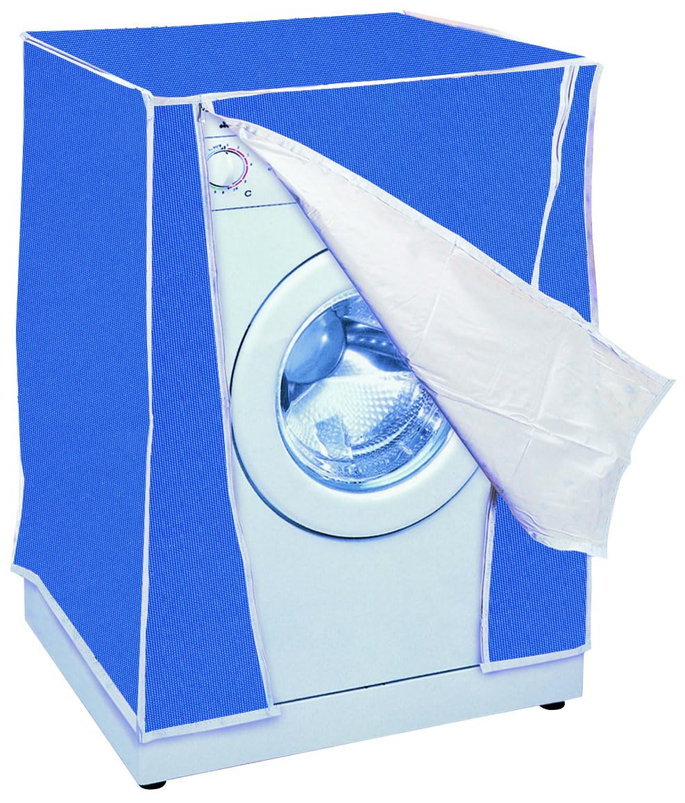 Parodi and Parodi maxi washing machine cover, waterproof, made of PEVA plastic, blue, 60 x 60 x 85 cm