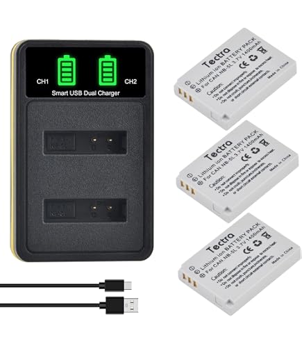 Amazon.com: KASTAR 3-Pack Battery Replacement for Canon PowerShot