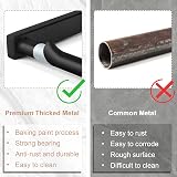 XIAPIA 3 Bars Wall Mounted Towel Rack Steel Bathroom Organizer 75x20x15cm view 7