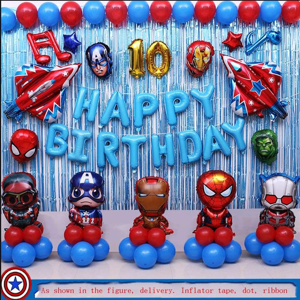 WWWWW Cumpleaños De Los Niños Vestir Capitán Tema Fiesta Diseño