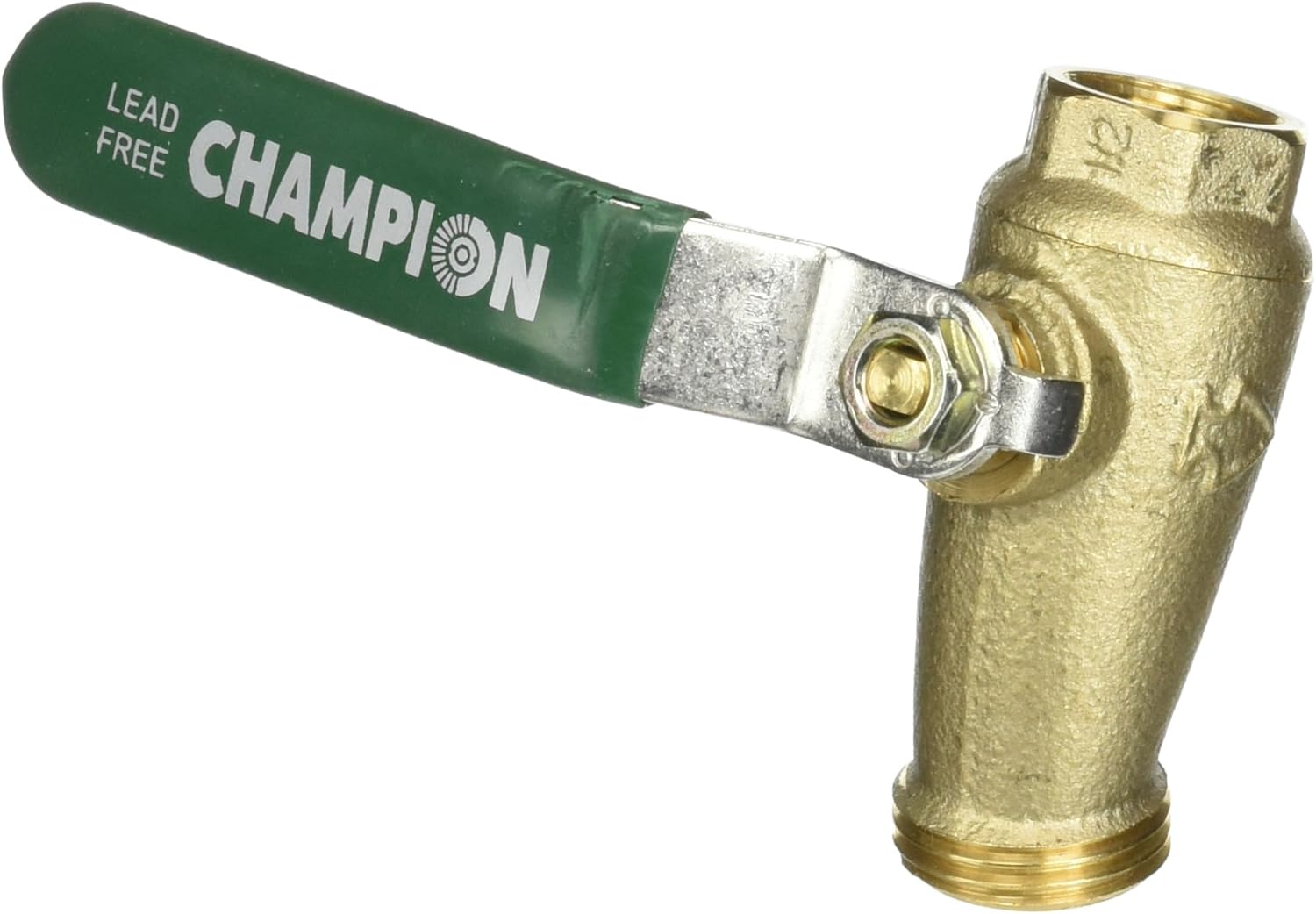 ARROWHEAD BRASS & PLUMBING 253BVLF 1/2" Female Iron Pipe x 3/4" Hose Thread, Ball Valve, Lead Free