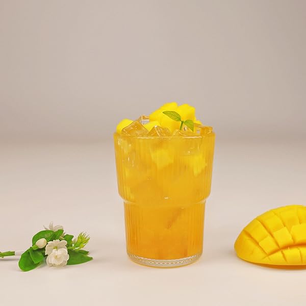 FRUIT TEA MANGO JASMINE INSTANT, ULTRA-LOW 62 CALORIE PER CUP, DECAFFEINATED, GIFTABLE, 6PCS