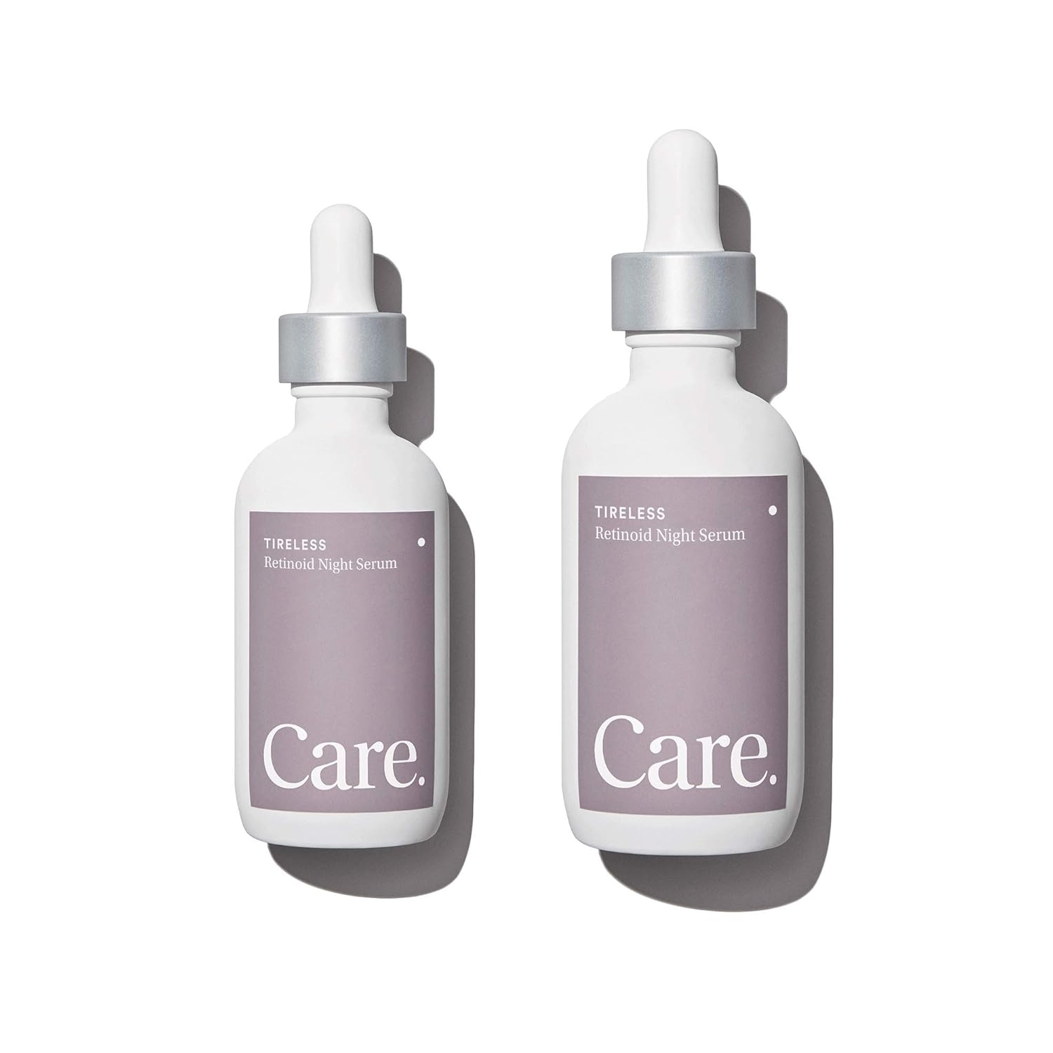 Care Skincare Tireless Retinoid Night Serum. With Granactive Retinol and Alpha Arbutin