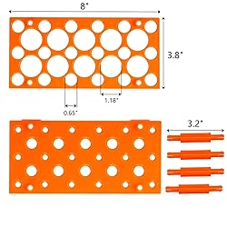 Lawei 6 Pack 28 Well Test Tube Rack, Laboratory