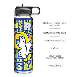 Rico Industries NFL Football Los Angeles Rams 22oz