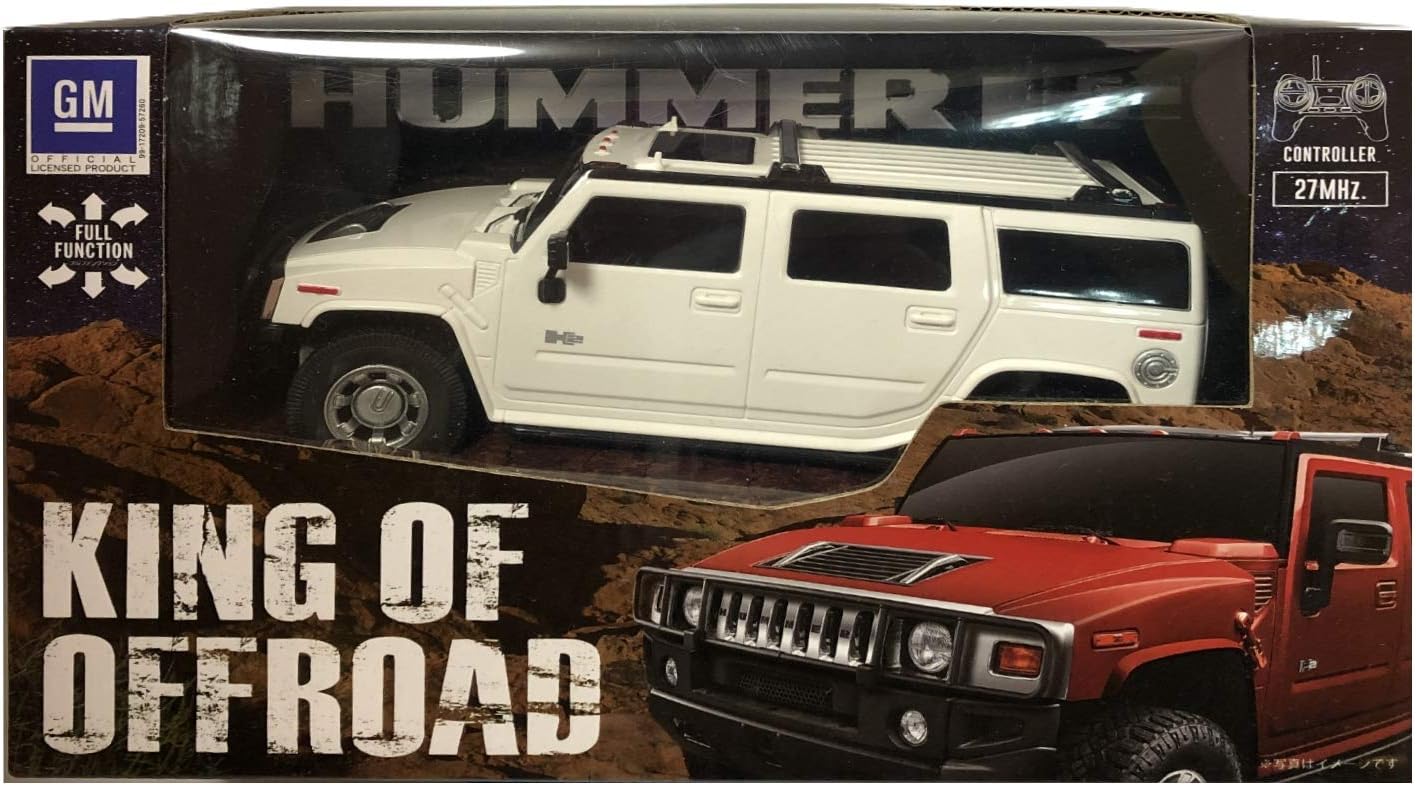 Amazon ピーナッツクラブ ラジコン King Of Offroad キング オブ オフロード Hummer H2 ハマー フルファンクション ラジオ コントロールカー 白 ホワイト ラジコン ドローン 通販