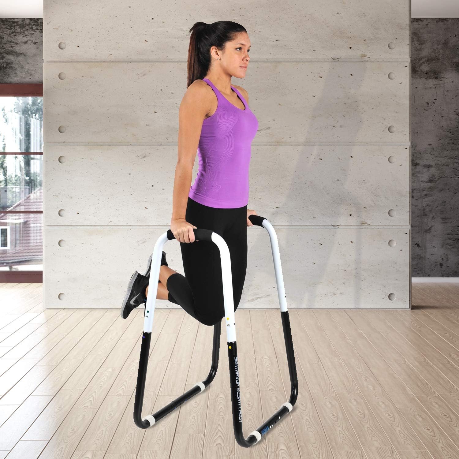 Ultimate Body Press Dip Bar Fitness Station : Dip Station : Sports & Outdoors