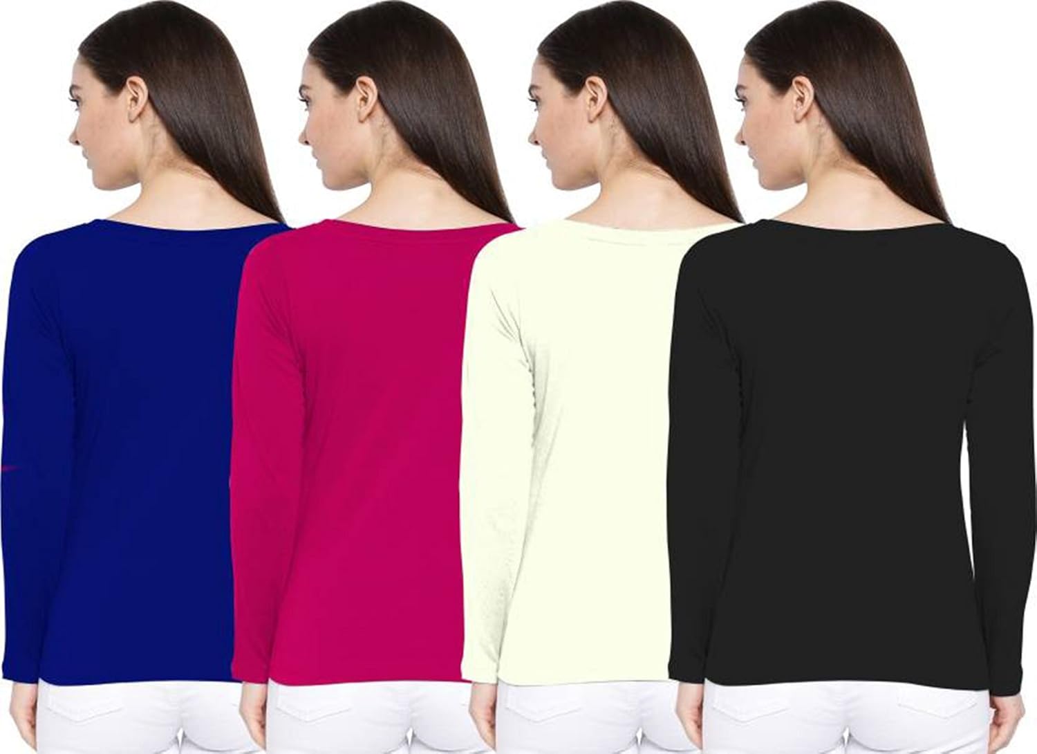 so sweety women's plain t-shirt (wtcom7003_fushia_medium)