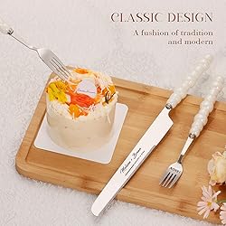TUKDAK Personalized Cake Cutting Set With