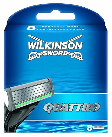 Wilkinson Sword Quattro Klingen, 8 Stück