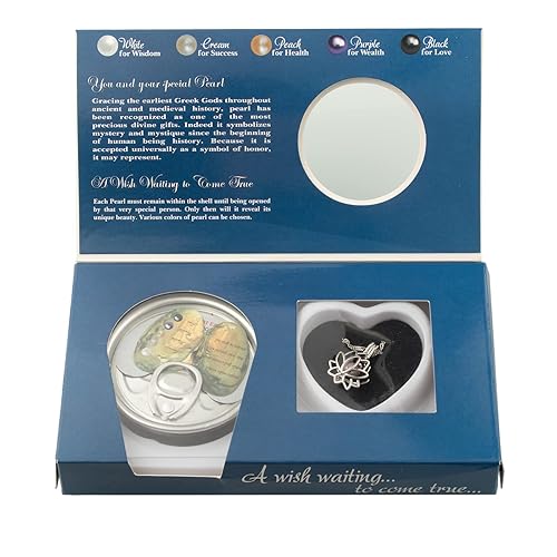 MilkyWay Wish Pearl Necklace Kit, DIY Necklace Making Kit, lotus