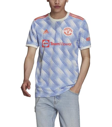 Amazon.com: adidas Manchester United Long Sleeve Home Jersey 23/24