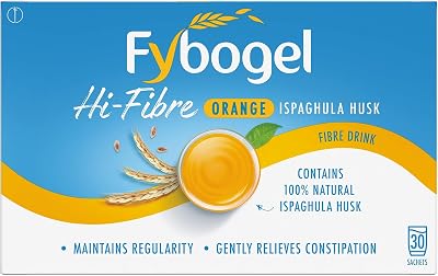 Fybogel Hi-Fibre Orange 30 Sachets - Natural Digestive Support, Gentle Relief