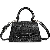 FALETO Mini Purses for Women Cute Top Handle Crossbody Bag Stylish Tiny Clutch Handbag with Strap