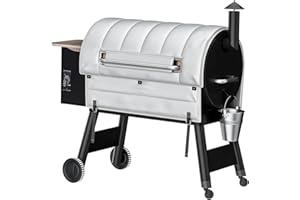 QuliMetal Grill Thermal Insulated Blanket Fits Traeger Pro 34 Series, Traeger BAC628, Texas Models | Cold Winter Cooking, Fuel Saving | Smoker Grill Heat Retention
