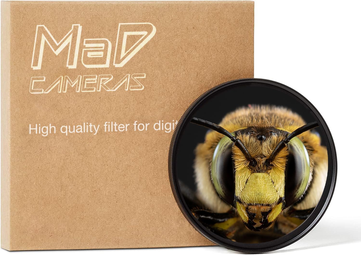 MaD Camera - 58mm Macro Effect Zoom Filter (+4) - Close Up Lens for Detail Photography - Premium Camera Lens Filter for DSLRs