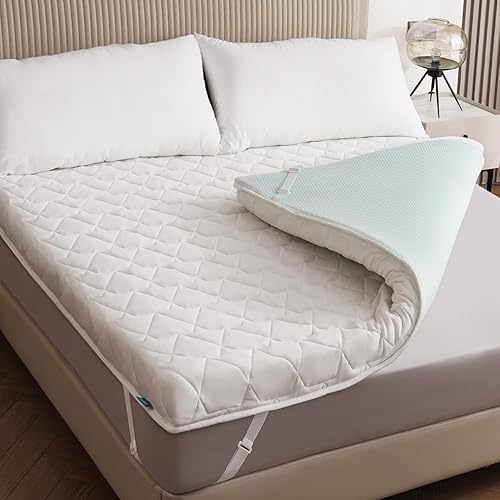 Memory Foam Mattress Topper Queen Cooling, Foamula Inch Cool Gel