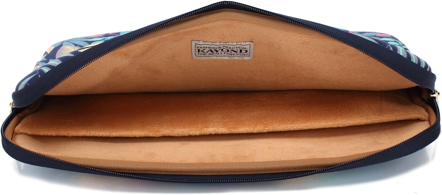 KAYOND Forest Series Pattern Water-resistant for 15.6-17 Inch Laptop Sleeve Case Bag (17 inch, Blue) - Image 5