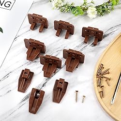6pcs Drawer Track Guide Kit, Plastic Drawer Guides