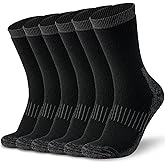 Time May Tell Mens Merino Wool Hiking Cushioning Socks For Outdoor Wool-Socks-For-Mens 3 Pack