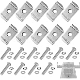 20pcs Screws Kit for Rhino-Rack Pioneer Rotopax, M6 304 Stainless Steel Machine Screws for Rhino Rack Pioneer Rotopax Screws Nut Kit Machine Screws Accessories for Car Bracket 43203 (25mm)