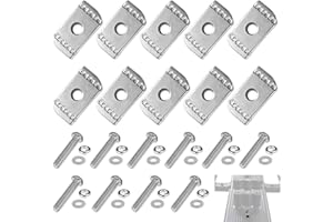IFFITYA 20pcs Screws Kit for Rhino-Rack Pioneer Rotopax, M6 304 Stainless Steel Machine Screws for Rhino Rack Pioneer Rotopax Screws Nut Kit Machine Screws Accessories for Car Bracket 43203 (25mm)