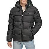 Tommy Hilfiger Men's Down Alternative Hooded Puffer Jacket (Standard and Big & Tall)