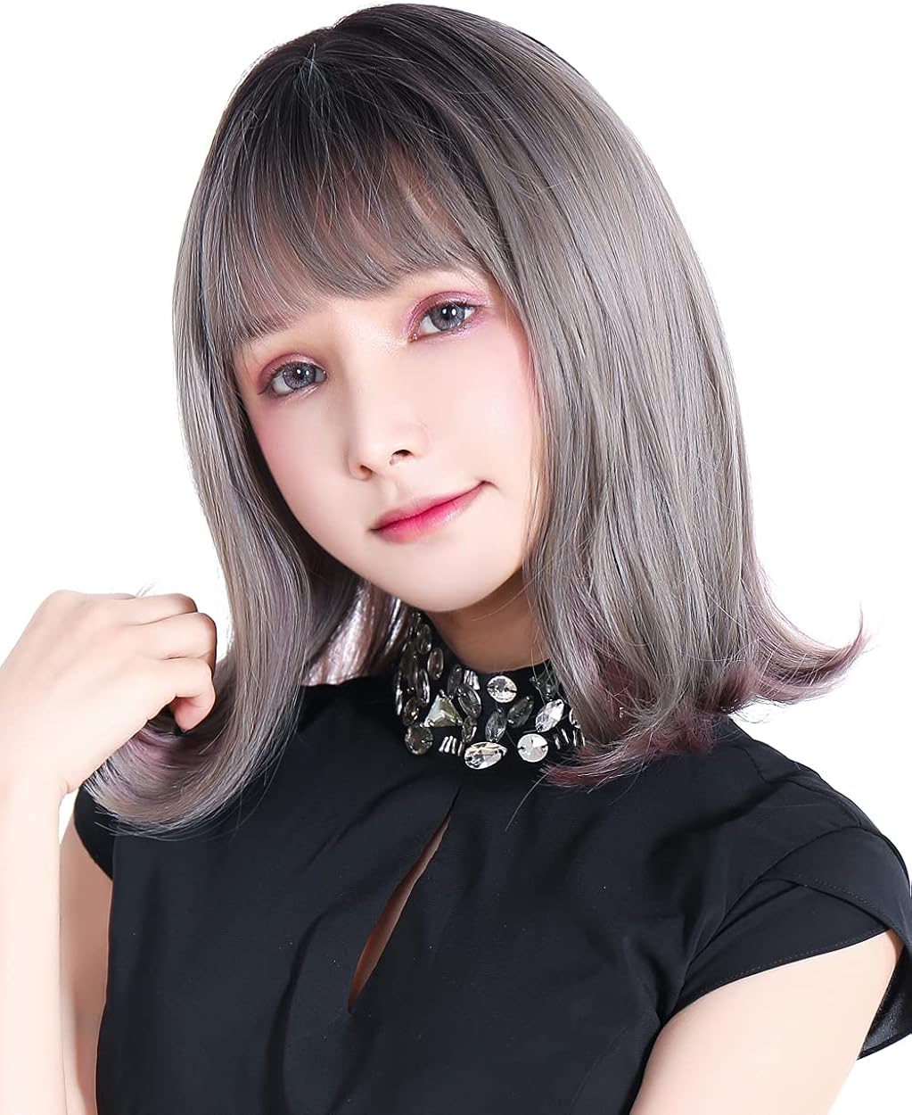 Amazon Tefure ウィッグ ミディアム 前髪 かつら 女性 Ha 6131 Gypk フルウィッグ 通販