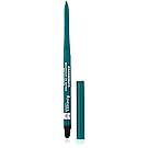 Rimmel Exaggerate Eye Definer, Emerald Sparkle, 1 Count, Waterproof Long Lasting Easy Twist Up Self-Sharpening Eye Color Pencil