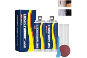 CUOCT Strong Foundry Glue, Metal Repair Glue,High Temperature Resistant Casting Repair, Magic Welding Glues Premium Liquid Welding Filler for Metal Defects and Repairs(2Pcs-85ml)