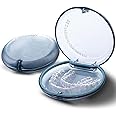 Retainer Case with Removable O-ring Seal, Portable Cute Aligner Case Holder for Daily Use or Travel, Slim Mouth Guards Cases with Magnetic Closure Hinged Lid For Girl, Boy, Women, Men,Teenage