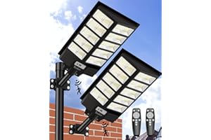 Teekuv 3200W Solar Lights Outdoor Waterproof, 315000LM Solar Street Lights 800 LEDs Dusk to Dawn, IP67 LED Solar Security Flo