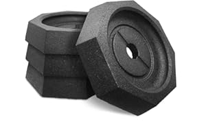 SnapPad EQ Permanently Attached RV Leveling Jack Pad for Equalizer Landing Feet (Octagon 4-Pack)